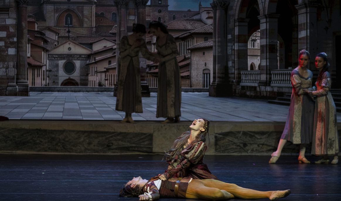 ANKARA, TURKIYE - JUNE 08: Performers take part in a performance of William ShakespeareÄôs timeless classic 'Romeo and Juliet' staged by the Imperial Russian Ballet Company in Ankara, Turkiye, on June 8, 2026. Founded in 1994 by former Bolshoi Theatre soloist Gediminas Taranda, the company presents its acclaimed ballet adaptation to audiences in the Turkish capital. Binnur Ege Gurun Kocak / Anadolu